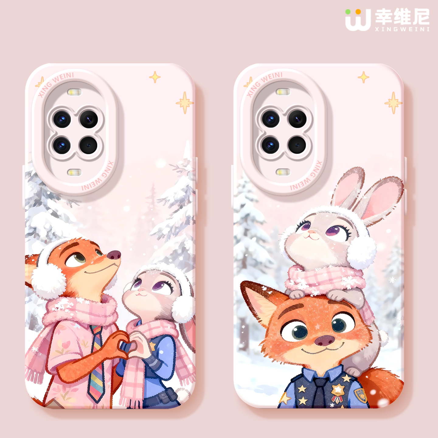 适用华为nova14手机壳女款nova13pro保护套novo12全包11硅胶9/8/7防摔10se活力版ultra狐狸兔子hi软nova14pro