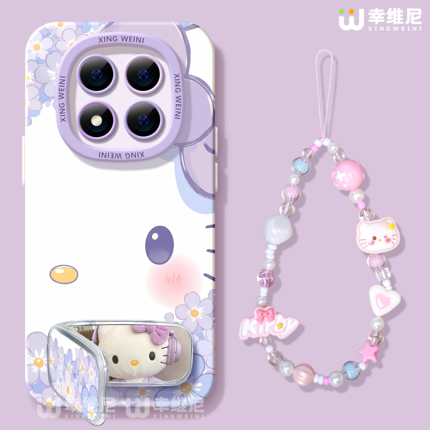 适用红米Note15pro手机壳女款note14保护套小米note13硅胶Turbo4支架112pro全包note10软11鲜花凯蒂猫12turbo