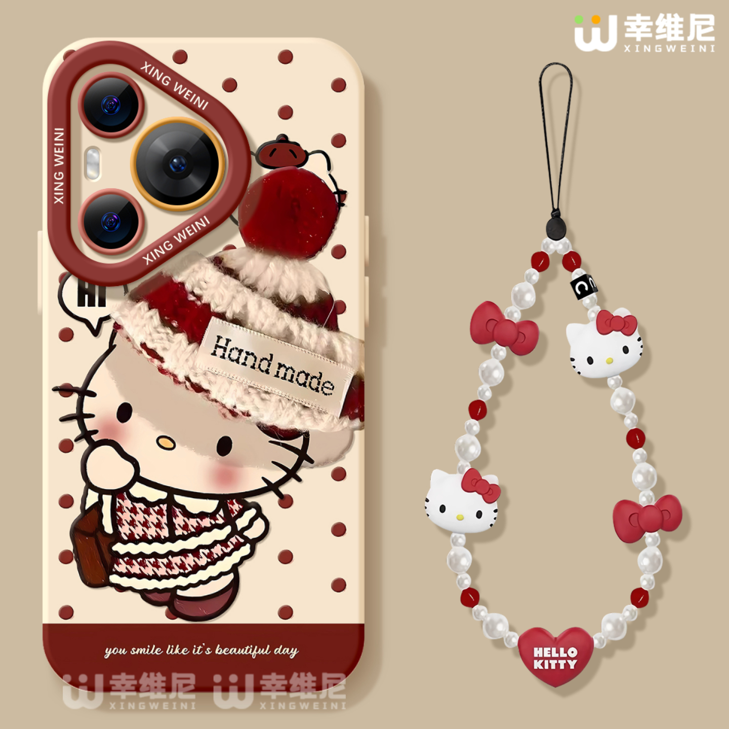 圣诞KT猫适用华为Pura80手机壳pura70pro保护套p40新款ultra硅胶30防摔50pro全包p70女款p60art软p50外p80pro