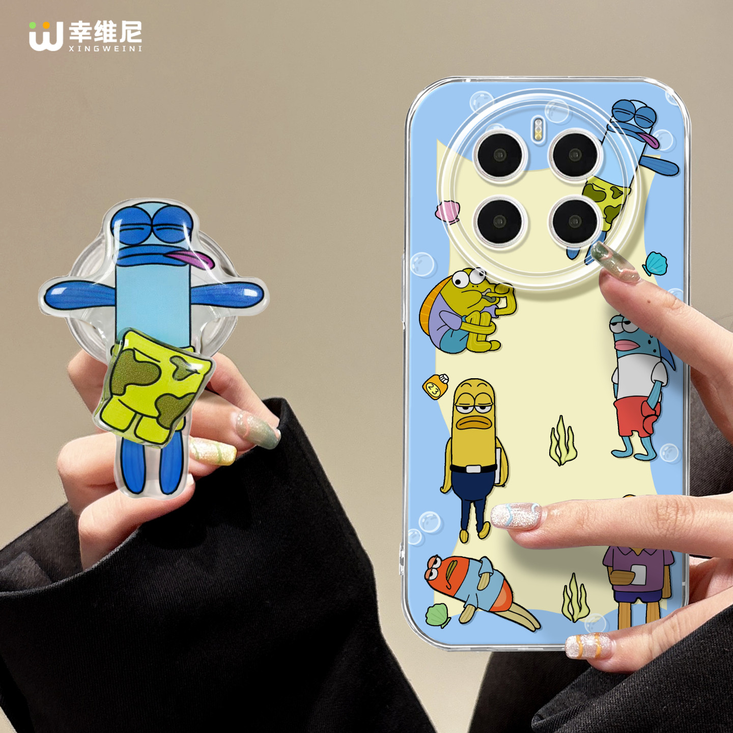 比奇堡适用荣耀magic8手机壳女magic5保护套卡通magi