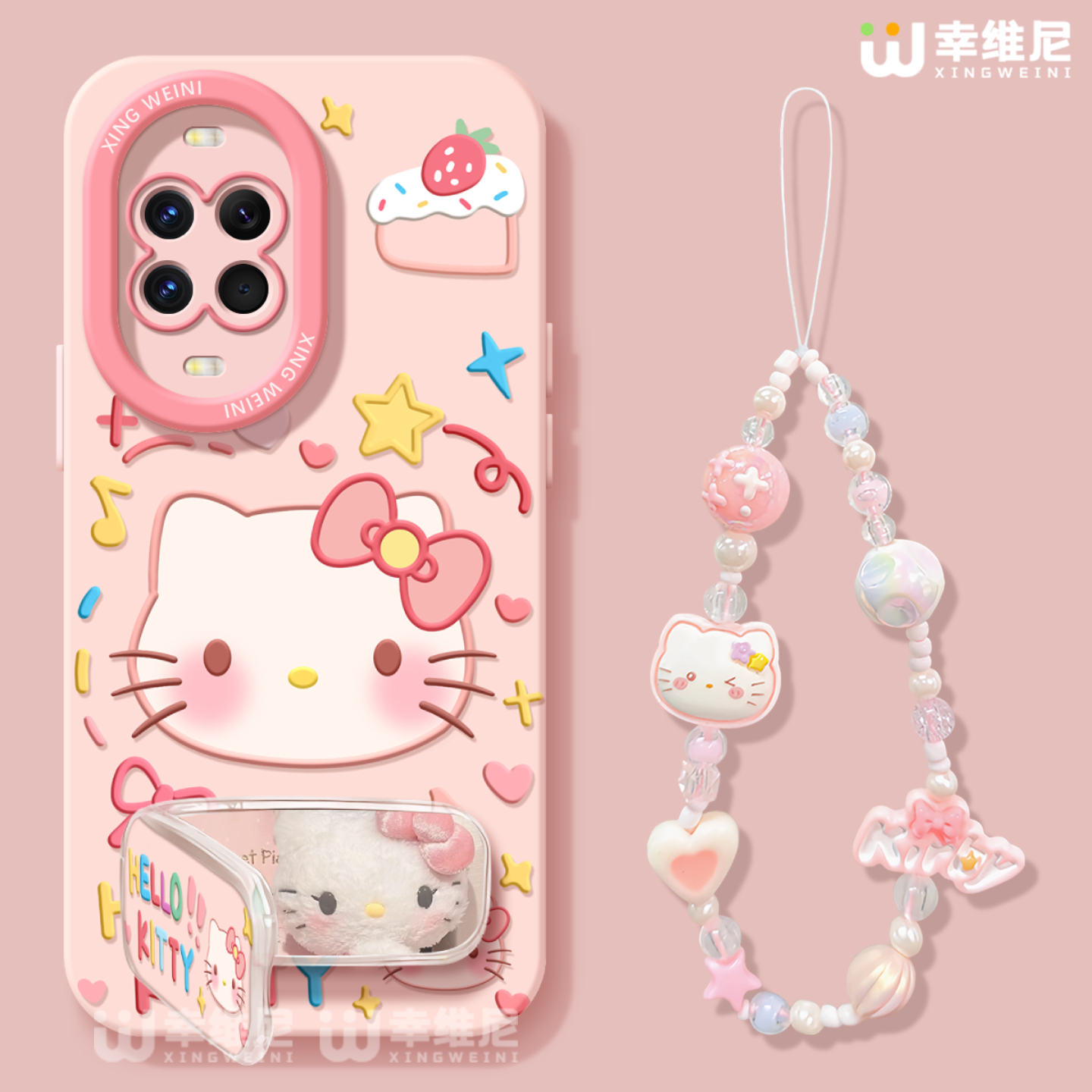 适用华为nova14手机壳女nova13pro保护套novo12全包11硅胶9/8/7手绳10se活力版ultra可爱凯蒂猫hi软nova14pro