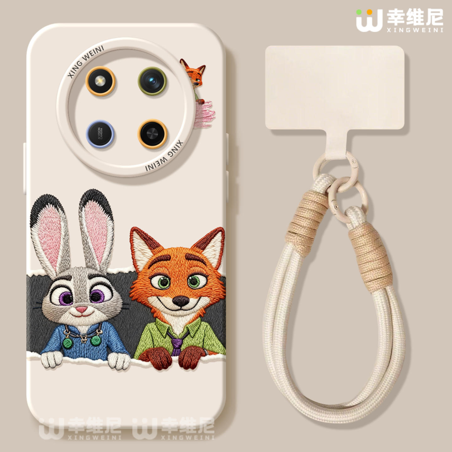 适用荣耀x70手机壳x60i疯狂动物城v40硅胶x40gt全包狐狸50华为X50GT新款x70i兔子外壳v30尼克朱迪x50i软壳x30