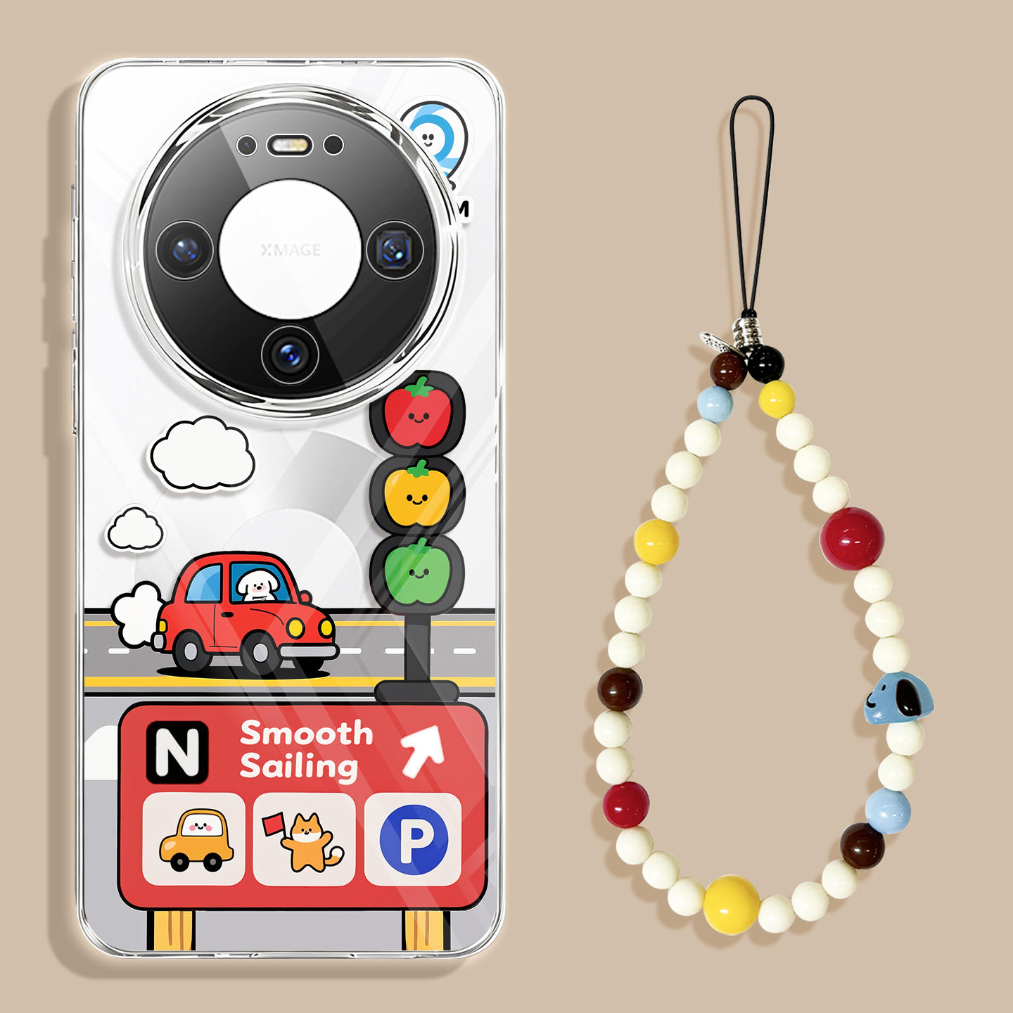 适用华为mate80pro手机壳mate70air保护套60硅胶por全包高级mate80RS防摔40透明meta50e开车小狗mate80promax