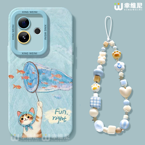 适用真我gt8pro手机壳女款gt7保护套新款realme硅胶gt5全包gt2pro防摔gt大师探索版v70s抓鱼小猫neo7软gtneo6