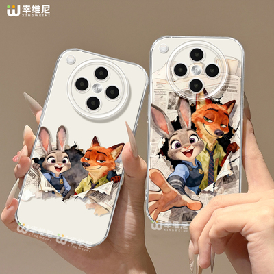 适用oppofindx9手机壳朱迪findx8pro尼克ultra全包兔子x6透明x5硅胶0pp0疯狂动物城x7pro新款x3pro软k13turbo
