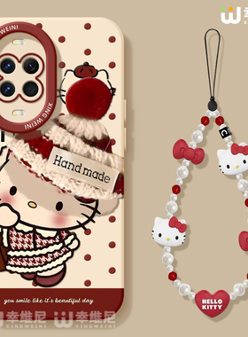 圣诞KT猫适用华为nova15手机壳nova13pro保护套novo12全包11硅胶9/8/7防摔10se活力版ultra女款hi软nova14pro