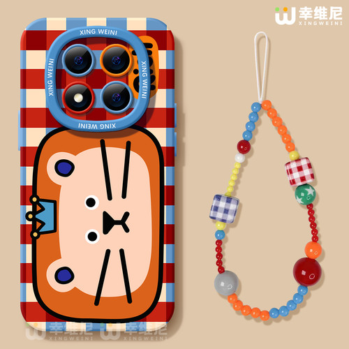 适用红米note15pro手机壳女款note14保护套小米note13硅胶Turbo4防摔12pro全包note11/10卡通狮子软12turbo外