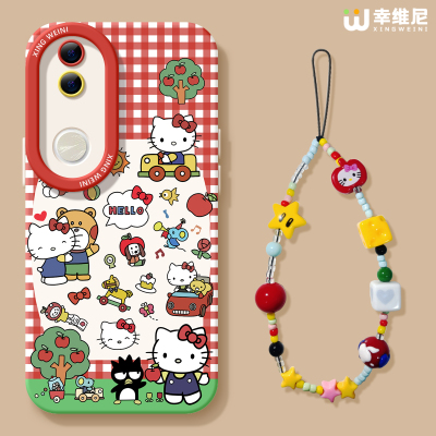 适用vivos30promini手机壳vivo女款s20pro保护套s18e全包s19防摔s16s15s12硅胶s10软s17外壳s9凯蒂KT猫s7新款
