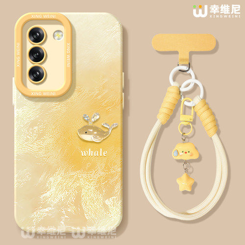 适用三星Galaxy S25手机壳女款s24ultra保护套硅胶s26全包s21plus防摔Galaxy外壳个性鲸鱼s23新款s22软壳Plus