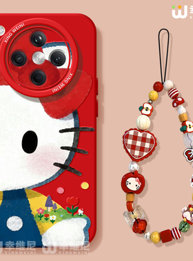 适用oppofindx9手机壳女款findx8spro保护套硅胶x7ultra全包防摔x6新款x5卡通oppo红色kt猫x8ULTRA软k13turbo