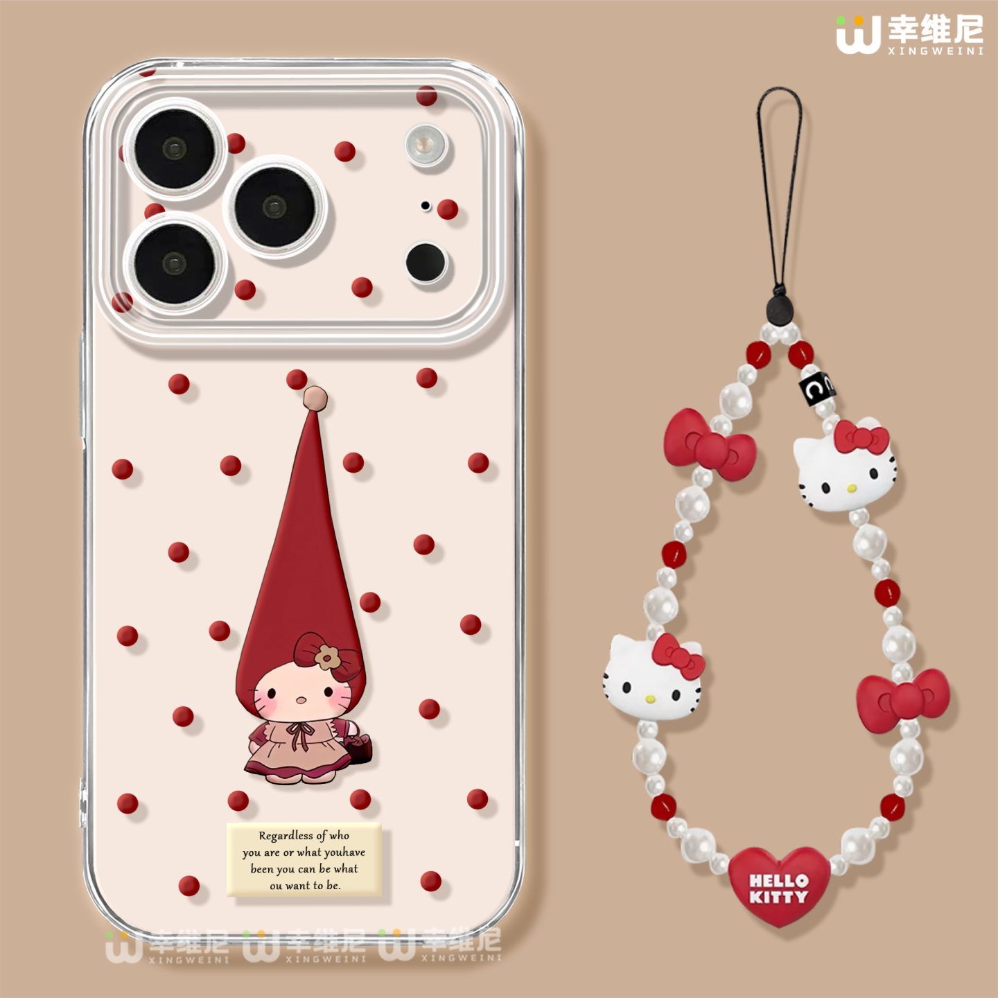 适用苹果17promax手机壳女款iphone16波点kt猫15plus全包14pro防摔11/12/xsmax透明8plus软硅胶13保护套17air