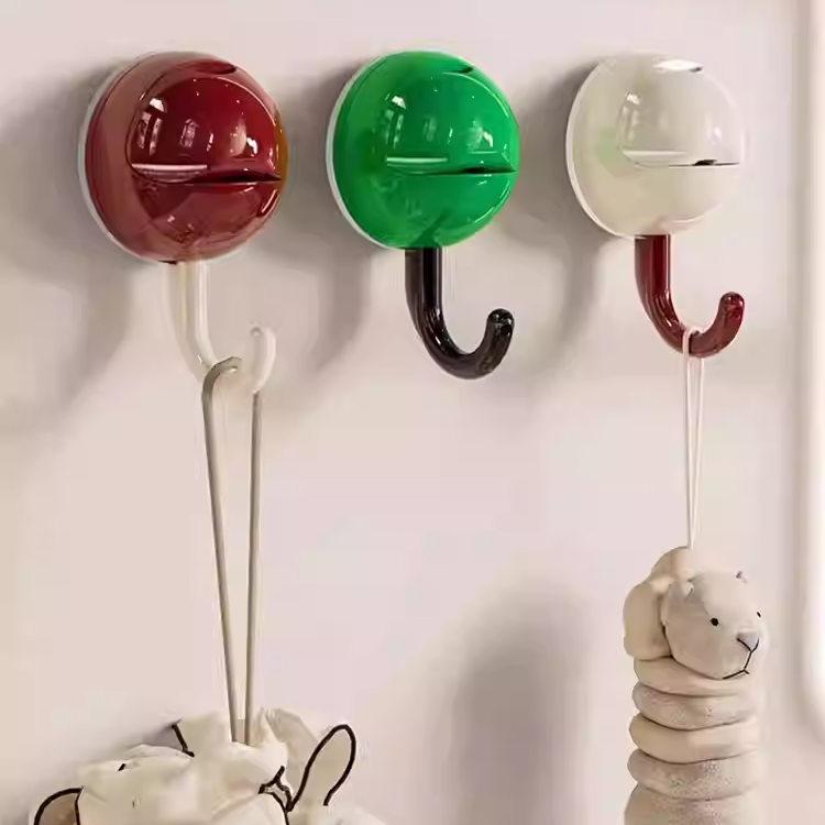 圆球吸盘挂钩免打孔门后粘钩无痕强力承重厨房浴室卫生间毛巾挂钩,家庭/个人清洁工具,粘钩,淘宝优惠券,粉丝福利购,淘宝优惠卷