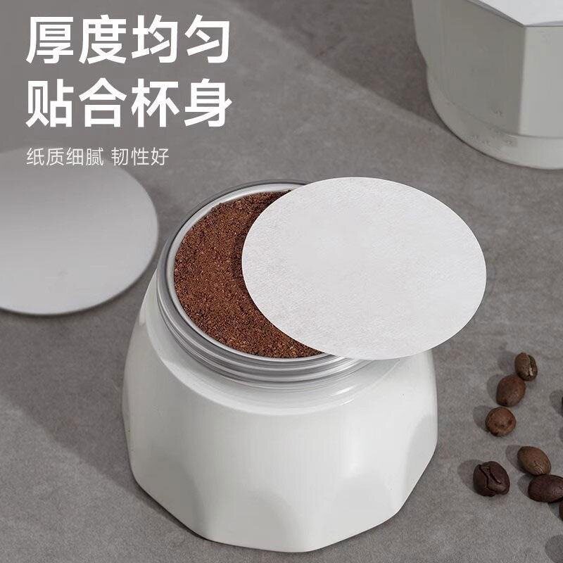 手柄配件二次53摩卡壶咖啡机滤纸圆形收纳盒磁吸概念滤水3号防51图片