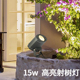 户外防水投光灯cob投射灯家用led照树灯插地景观灯庭院地插射灯