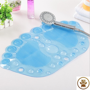 浴缸内防滑垫浴室儿童防摔易清洗脚垫洗澡卫生间专用硅胶淋浴地垫