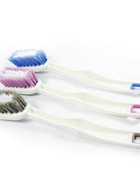 长柄鞋刷不伤鞋家用清洁多功能洗鞋刷塑料墙缝刷硬毛刷厕所刷