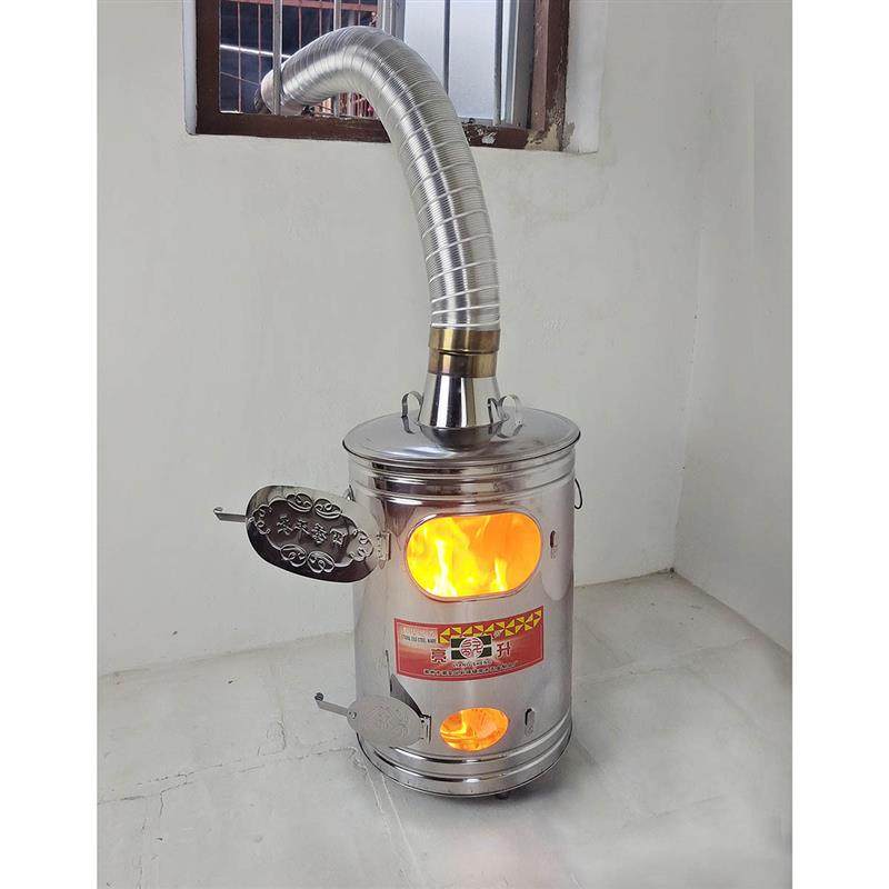 室内少烟加厚不锈钢烧纸桶家用拜神化金桶烧宝桶聚宝烧纸钱元宝佛