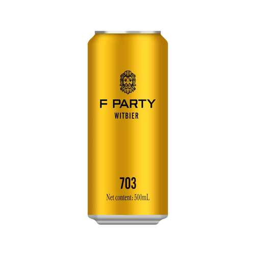 F PARTY锐马703比利时式精酿啤酒500ML装（一箱12瓶）