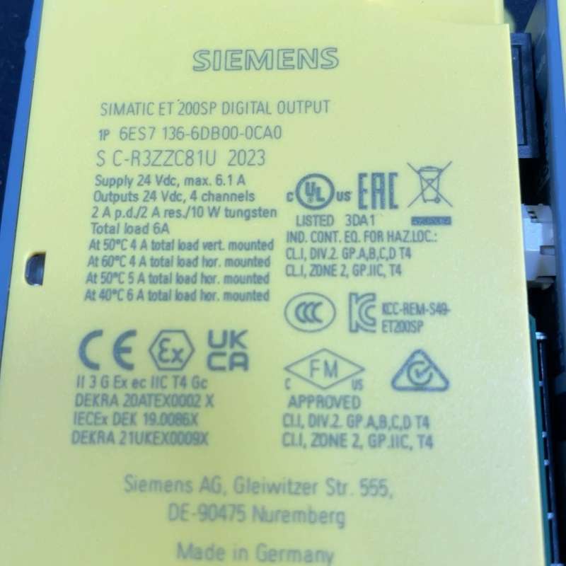 议价：6es7 136-6db00-0ca0  模块，成色漂