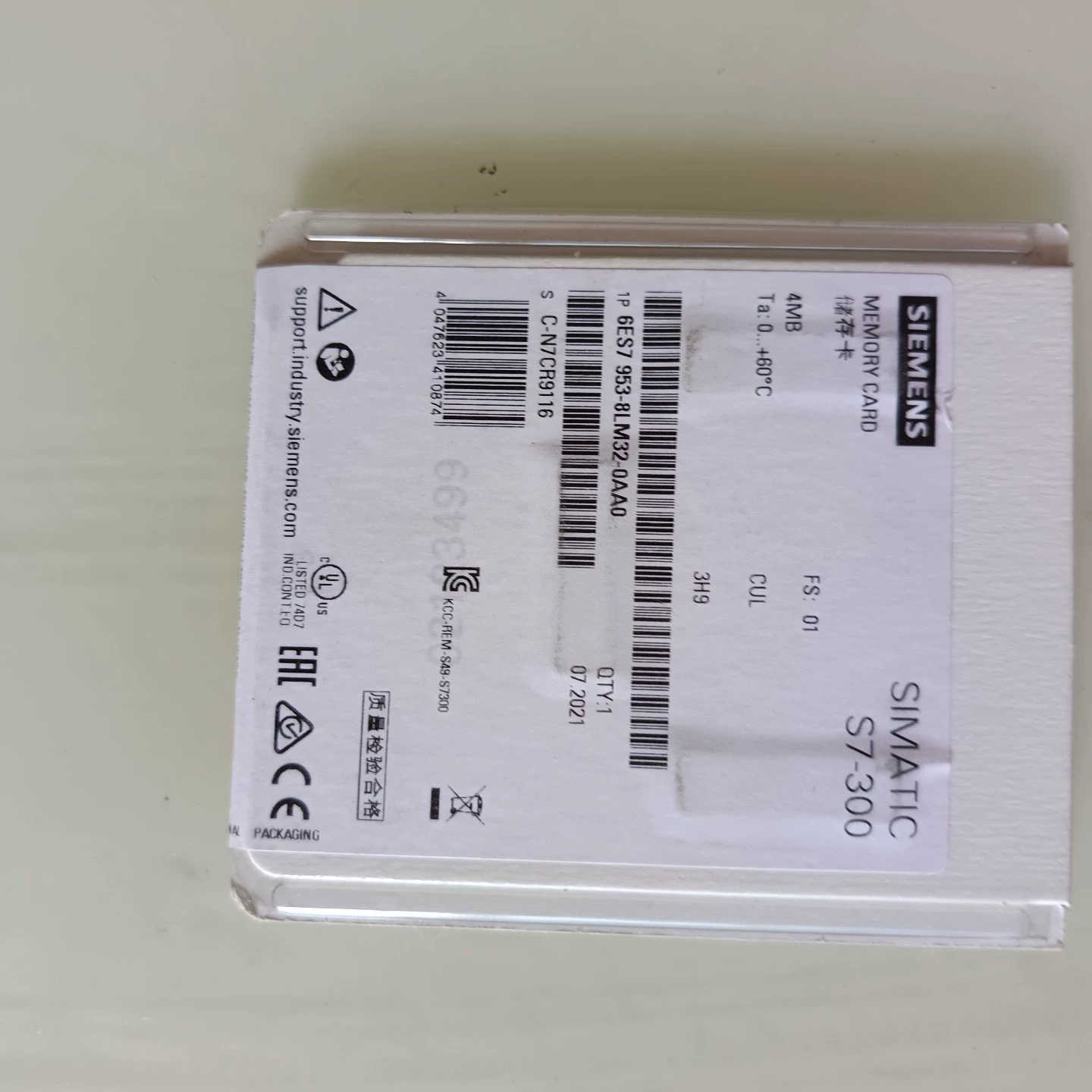 {议价}内存卡，6ES7-953-8LM32-0AA0