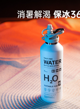 Revomax锐虎无螺纹运动吸管杯创意灭火器杯保温杯车载保冷杯 保冰