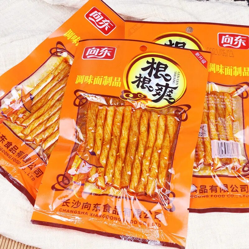 向东根根香根根爽麻辣劲道辣条零食辣根小包装儿时怀旧休闲豆制品