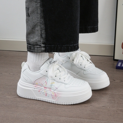 Warrior/回力2025新款厚底板鞋女