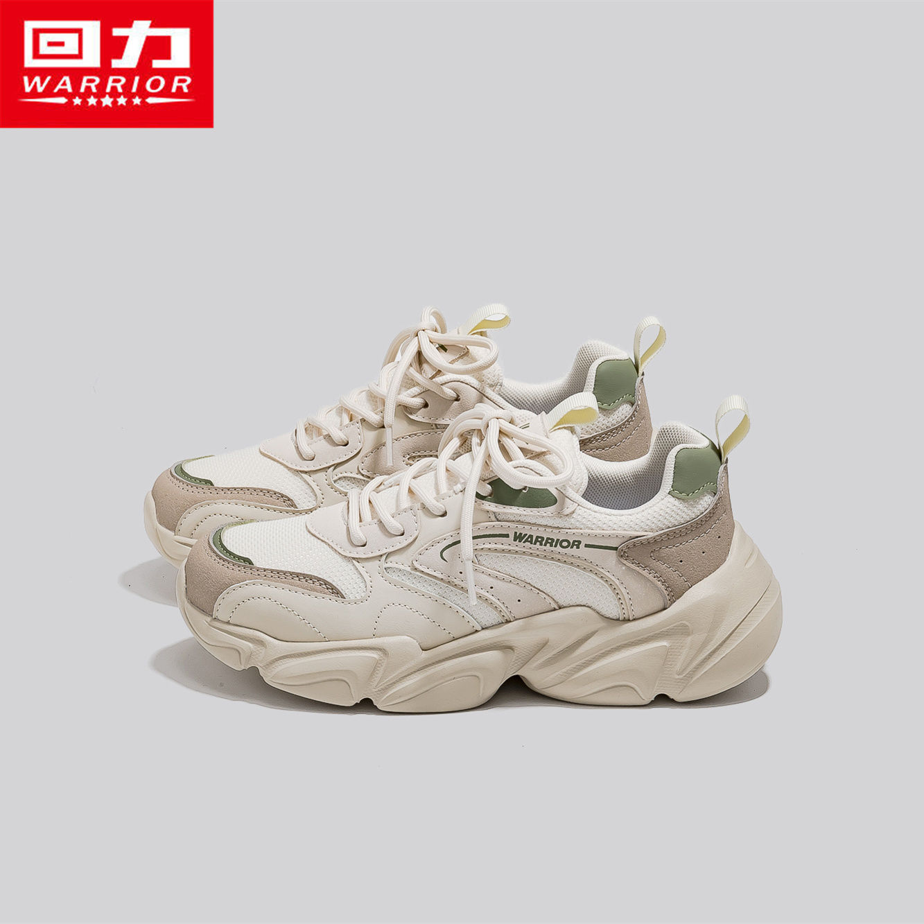 回力运动鞋女2024秋冬新款潮流百搭休闲轻便运动鞋厚底增高老爹鞋