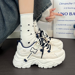 回力女鞋2026年超火的鞋子百搭厚底增高老爹鞋小白鞋女款休闲鞋女