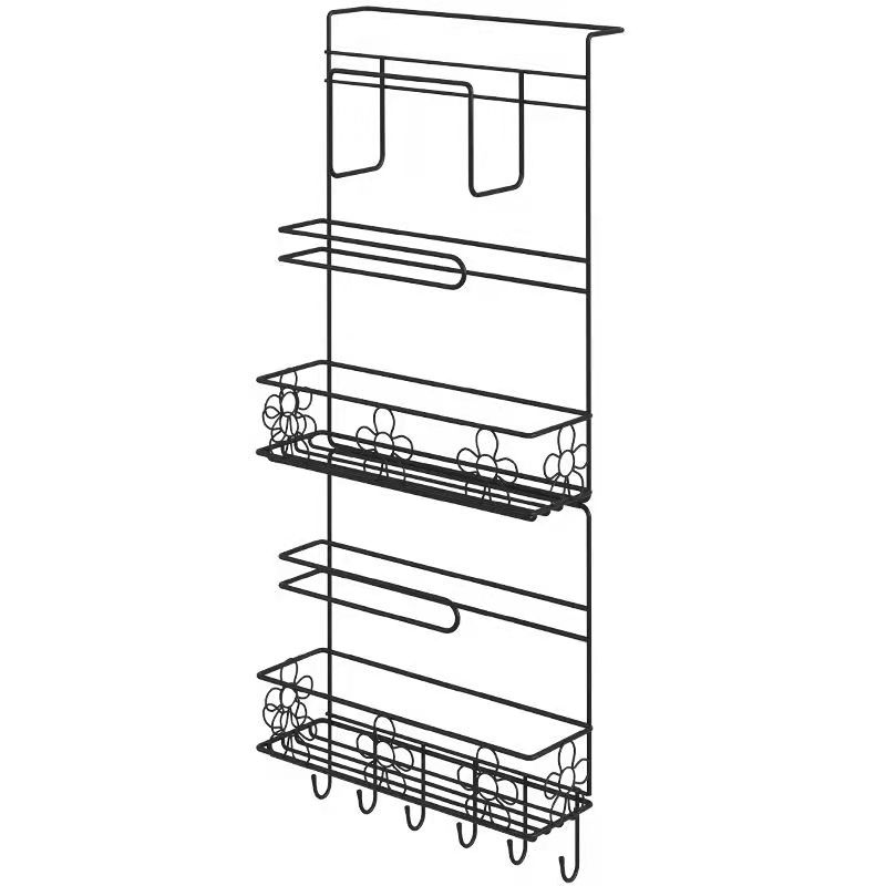 冰箱置物架侧收纳壁挂式夹缝侧边架多层厨房用品家用大全调料挂架