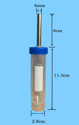 免排气50ml带刻度钢珠管高温高压小鼠糖水偏好实验饮水壶包邮