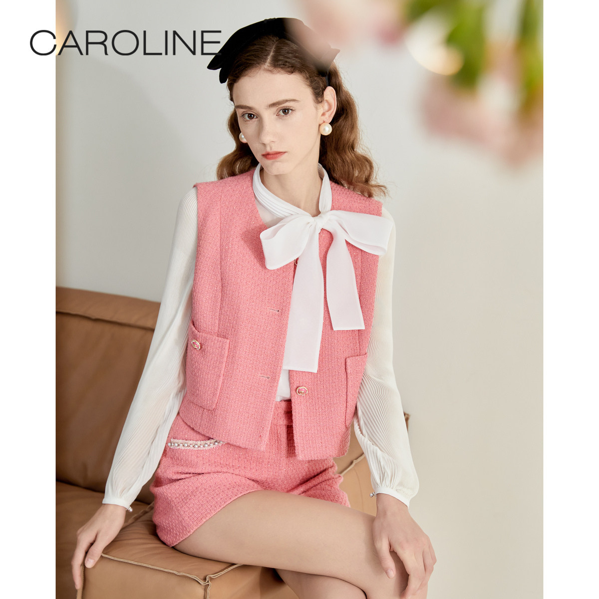 设计感马甲CAROLINE简约