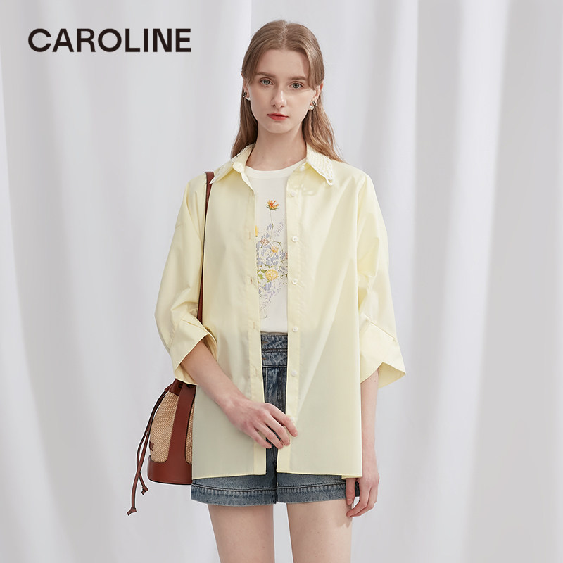 中袖衬衫CAROLINE卡洛琳