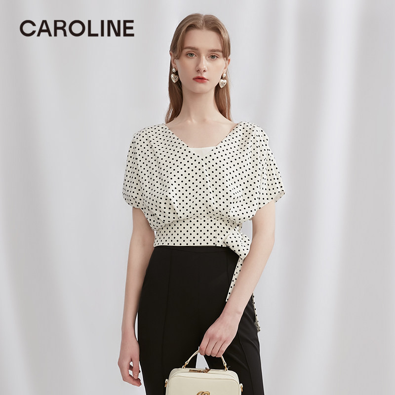 CAROLINE卡洛卡洛琳雪纺衫CA