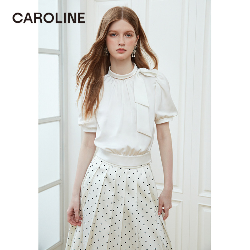 CAROLINE卡洛卡洛琳雪纺衫CA