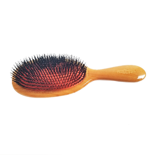 英国Mason Pearson中号实木手柄B2W纯猪鬃气垫按摩头皮造型梳