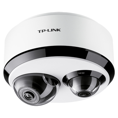 TP-LINK 全景特写无线摄像头360度鱼眼wifi远程手机监控室内智能500万高清广角红外夜视吸顶监控器TL-IPC55T2