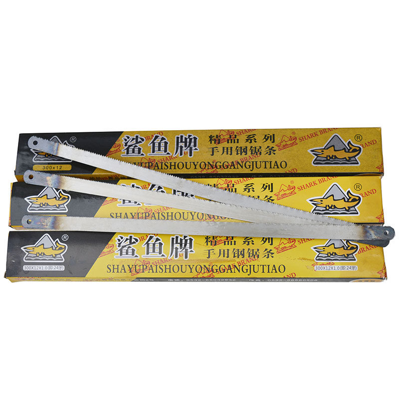 木工300mm钢锯条耐磨手用金属切割18齿24齿14齿木工手工钢锯片
