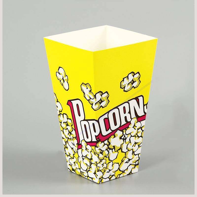 爆米花桶一次性爆米花纸桶包装桶打包袋电影院专用纸桶多规格可选