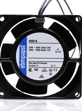 议价EBMPAPST TYP 8850N 8556N/NR 8550N/V 230V 8038 耐高温散热