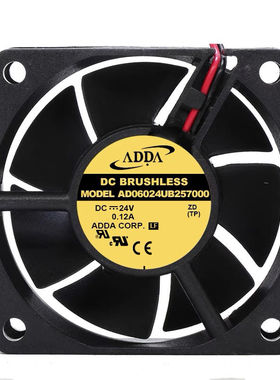 议价AD06024UB257000 6CM/厘米变频器散热风扇 ADDA 6025 24v 0.1