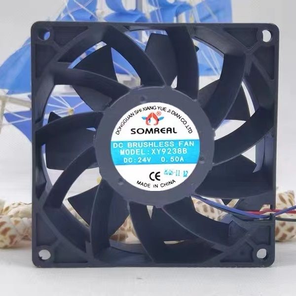 议价SOMREAL XY9238B 24V 0.50A 9.2CM 9238 大风量散热风扇
