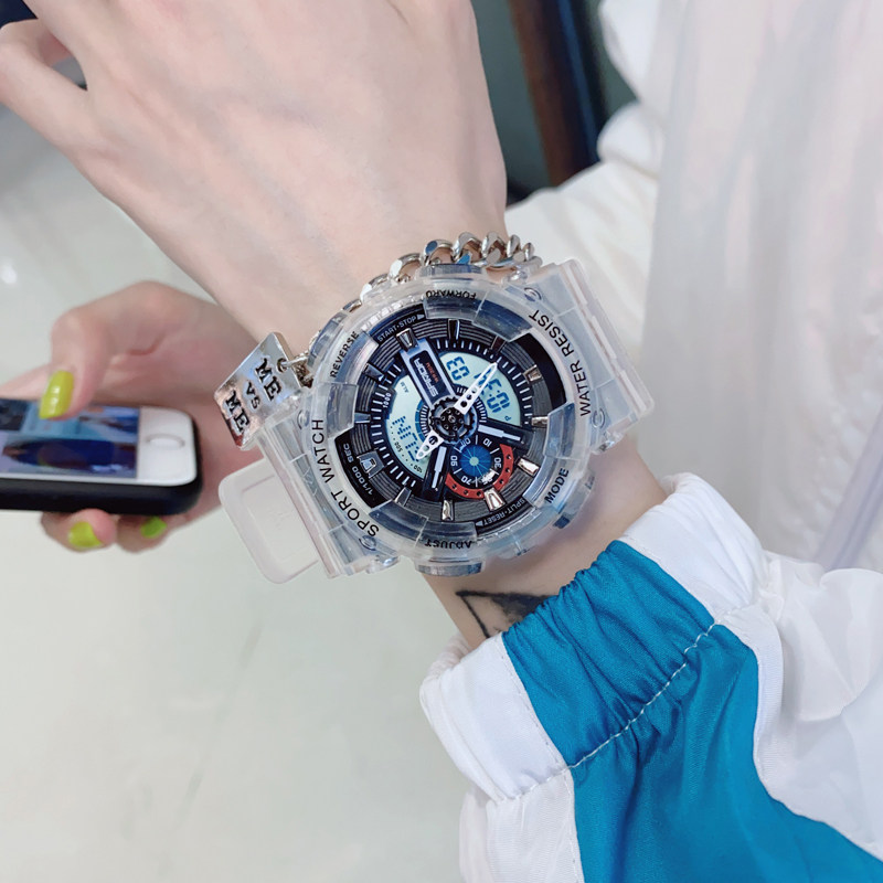 独角兽手表女超火ins风电子表男情侣十大品牌气质中学生潮流防水