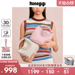 KUNOGIGI 古良吉吉猪猪桶小号原创设计单肩斜挎包包女水桶包新款