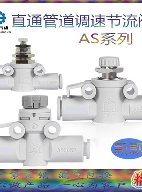 管道AS1002F带锁节流阀AS2002F调速阀AS2052F隔板控制AS3002F-06