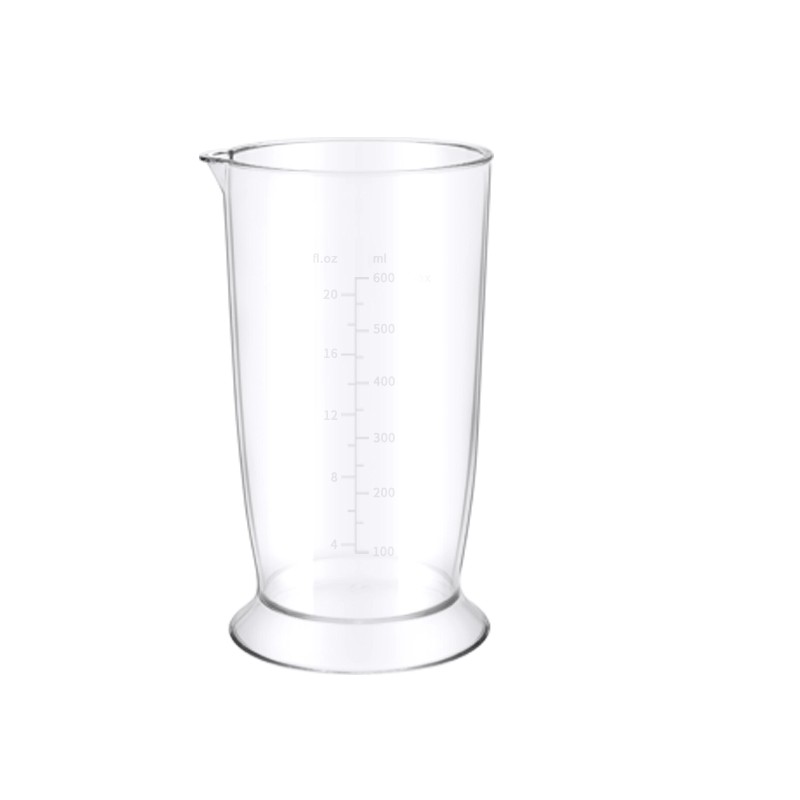 手持搅拌棒量杯带刻度大容量AS食品级材料600ml料理机奶茶杯