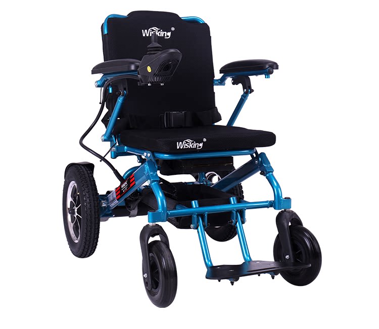 威之群电动轮椅车折叠轻便残疾人老年人代步车1023-24外销款