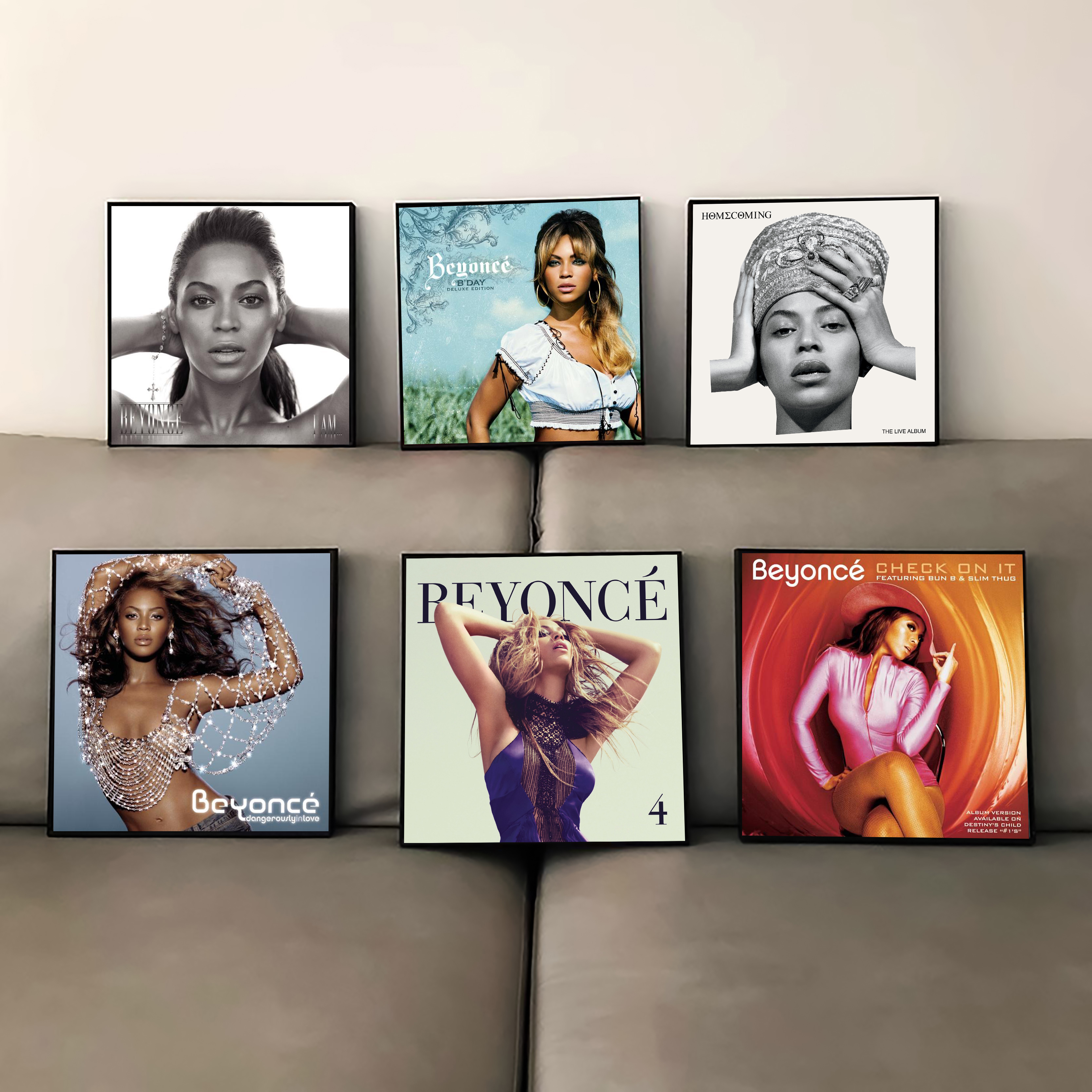碧昂丝Beyonce周边专辑封面海报挂画音乐酒吧装饰画卧室宿舍壁画