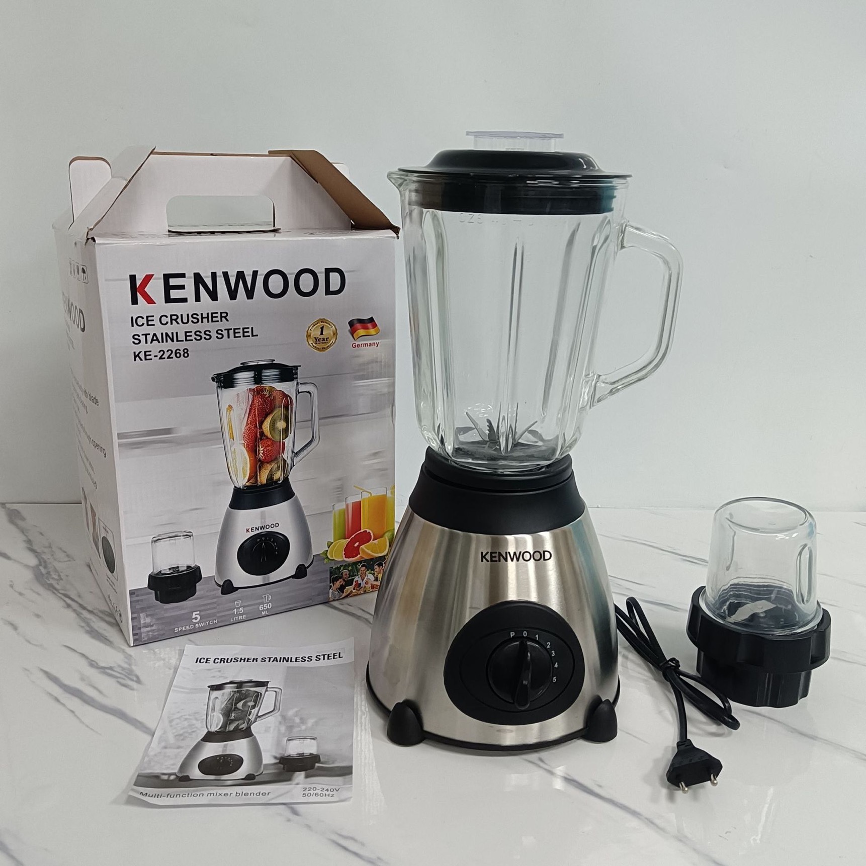 speed blender meat grinder food processor UK/European plug