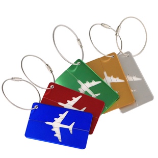 Air baggage boarding pass aluminum alloy plate Luggage tag